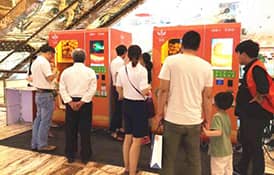 基于4G工業路由器公共智能橙汁機解決方案