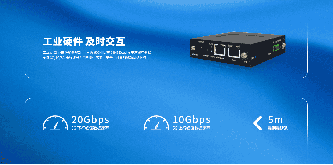CM520-59 工業級5G雙口網關