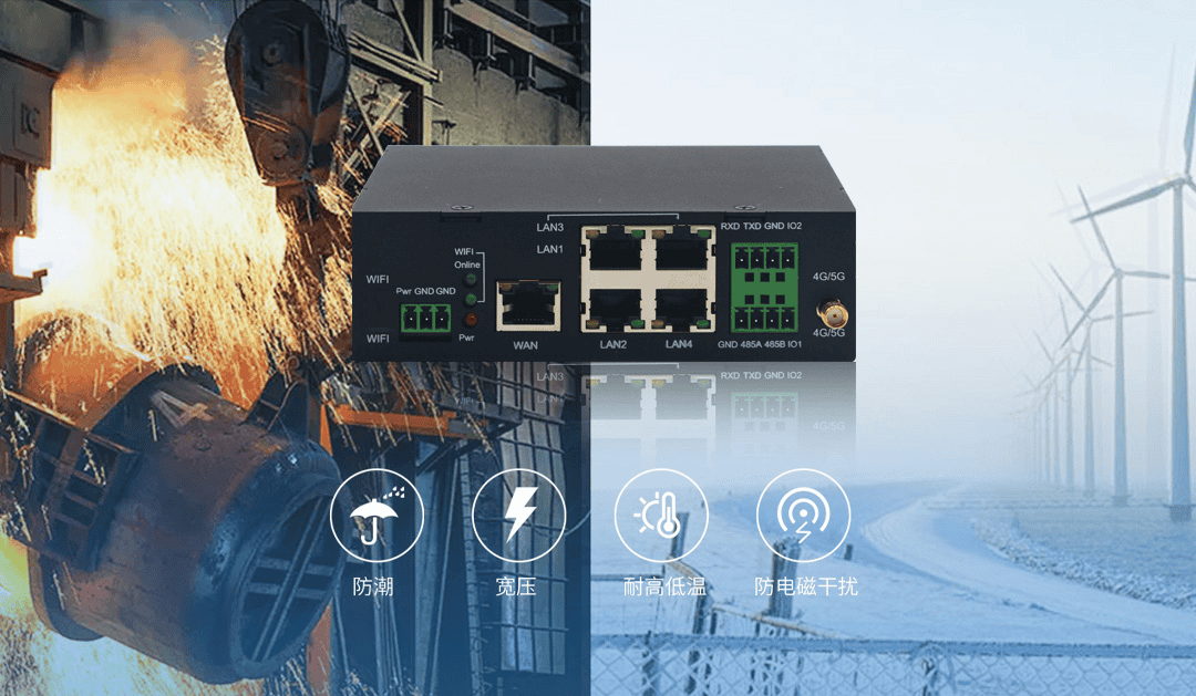 CM520-52系列五口 4G/5G工業路由器
